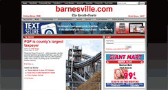 Desktop Screenshot of barnesville.com