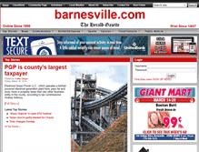 Tablet Screenshot of barnesville.com